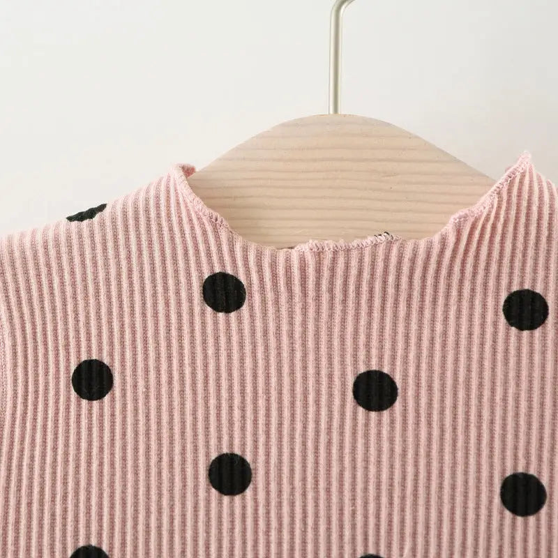 Korean Princess Baby Cotton Long-Sleeve Dress