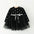 Korean Princess Baby Cotton Long-Sleeve Dress - Black / 100