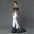 Lace Fishtail Maxi Dress - Black and White / US2