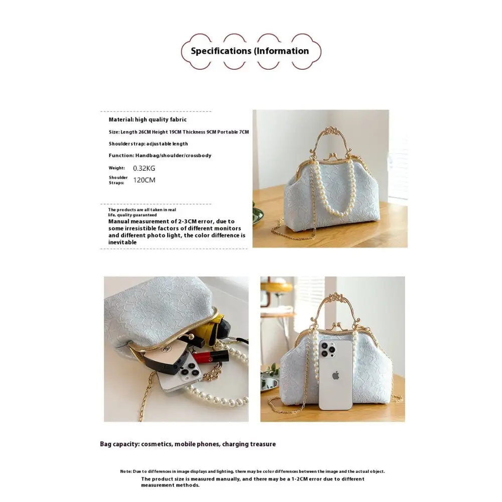 Lace Luxe: Women’s Spacious Shoulder Handbag