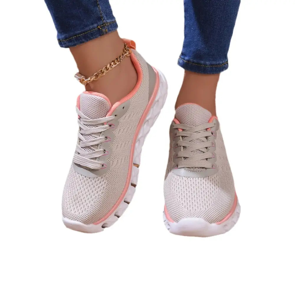 Lace Up Low Heel Shoes with Round Toe in Multiple Colors