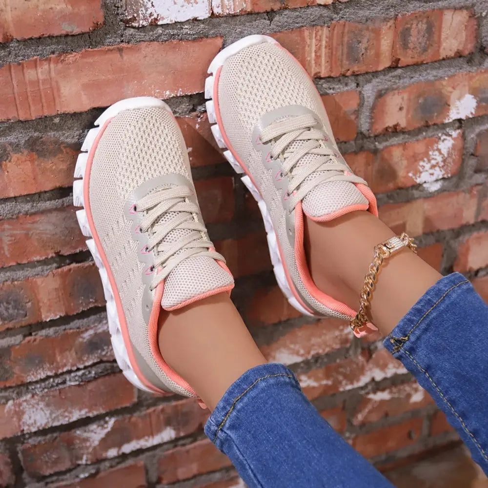 Lace Up Low Heel Shoes with Round Toe in Multiple Colors