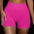 Ladies underwear seamless yoga fitness sports suit - RoseRed shorts / M