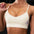 Ladies underwear seamless yoga fitness sports suit - White vest / S