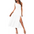 Layered Glam One-Shoulder Dress - White / S
