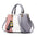 Leather Maxi Tote - Grey