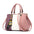 Leather Maxi Tote - Pink