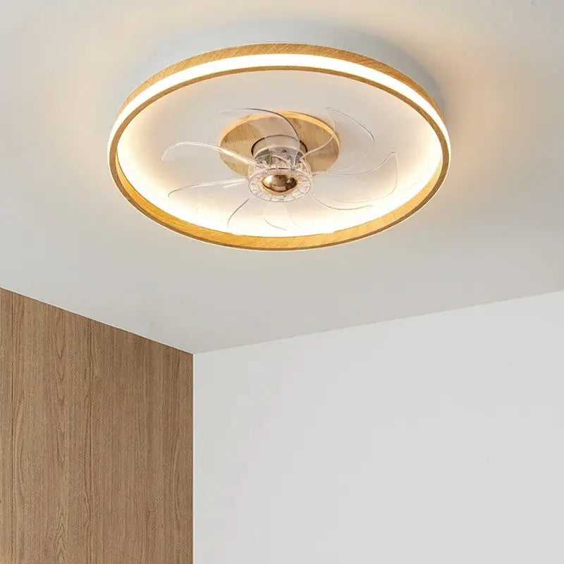 LED Ceiling Fan Lamp with Plastic Blades for Multiple Rooms 64W 220V