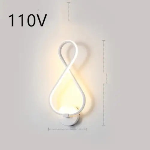 LED Silicone Shade Lamp with Switch Button for Home Use 220V 8characters 110V / Warm light