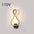 LED Silicone Shade Lamp with Switch Button for Home Use 220V 8black 110V / Warm light