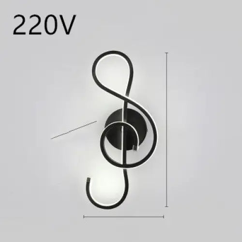 LED Silicone Shade Lamp with Switch Button for Home Use 220V Note black / White light