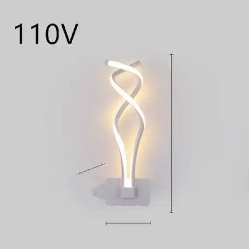 LED Silicone Shade Lamp with Switch Button for Home Use 220V Rich white 110V / Warm light