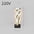 LED Silicone Shade Lamp with Switch Button for Home Use 220V Rich black / Warm light