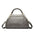 Leopard Print Crocodile Pattern PU Shoulder Bag for Women - Dark Gray