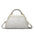 Leopard Print Crocodile Pattern PU Shoulder Bag for Women - Light Gray