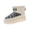 Leopard Print Low Top Artificial Wool Flat Heel Shoes - Beige / 35