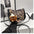 Leopard Print PU Suitcase Packing Bag with Optional Pendant - Leopard Print / With Pendant