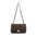 Leopard Print Soft PU Suitcase with Single Shoulder Strap - Leopard Print