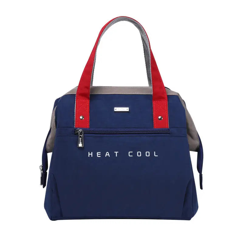 Light Insulation Beach Bag in Multiple Colors - Standard / Dark Blue
