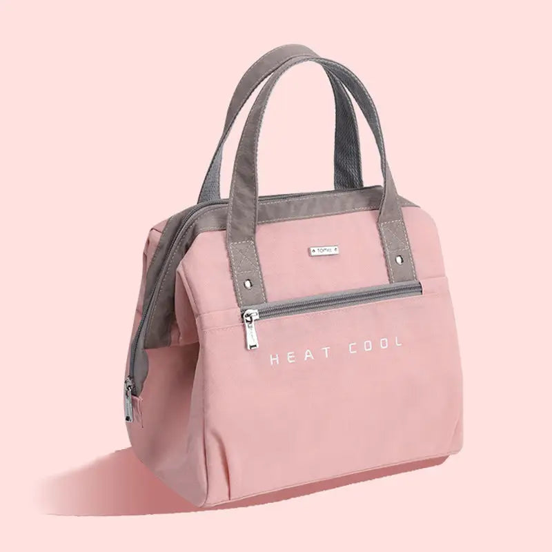 Light Insulation Beach Bag in Multiple Colors - Standard / Peach Pink