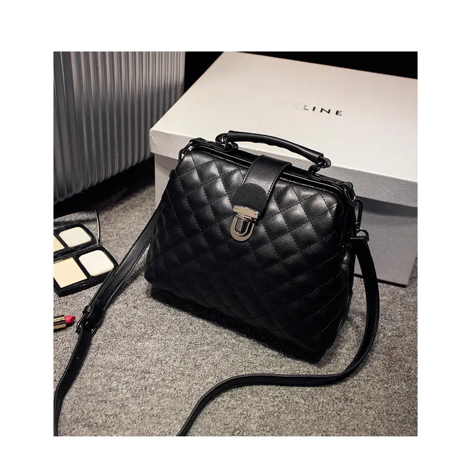 Lingge Luxe: Vintage Charm Bag 2025 Collection - black
