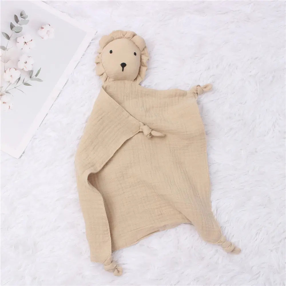 LionCub Snuggle Blanket: Cozy Comfort for Kids - Khaki