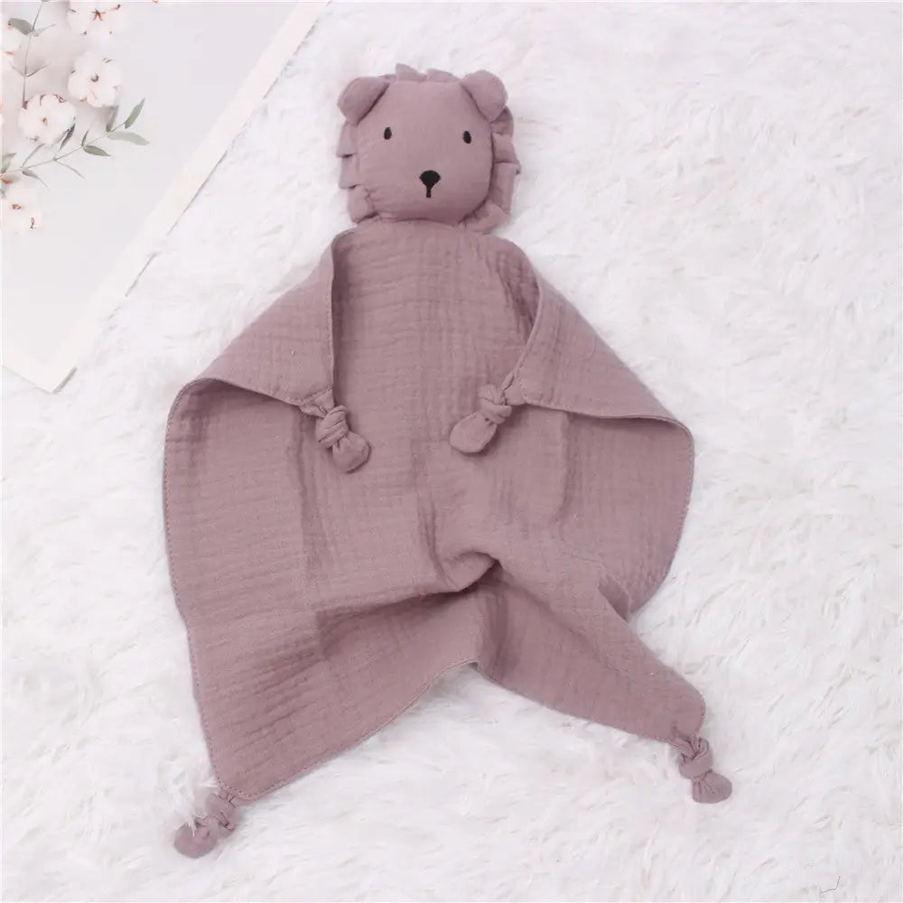 LionCub Snuggle Blanket: Cozy Comfort for Kids - Purple
