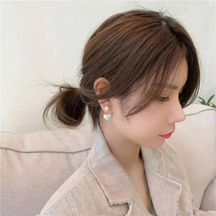 Love Pearl Stud Earrings - H207