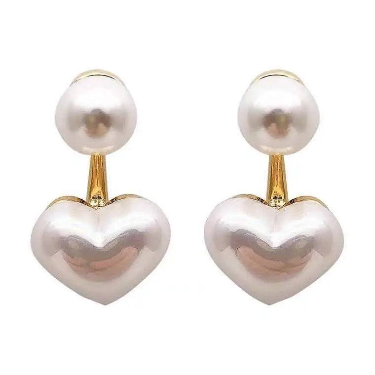 Love Pearl Stud Earrings - H207