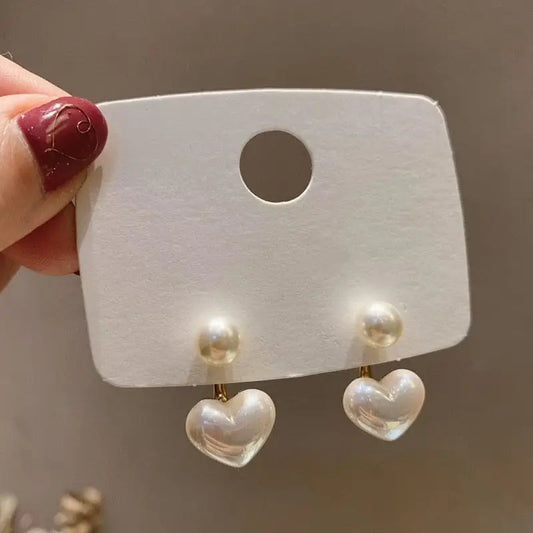 Love Pearl Stud Earrings - H207