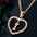 LoveLetters Gold Pendant Necklace - Rose Gold