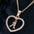 LoveLetters Gold Pendant Necklace - Rose Gold