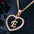 LoveLetters Gold Pendant Necklace - Rose Gold E