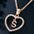 LoveLetters Gold Pendant Necklace - Rose Gold S