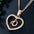 LoveLetters Gold Pendant Necklace - Rose Gold U