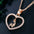 LoveLetters Gold Pendant Necklace - Rose Gold W