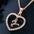 LoveLetters Gold Pendant Necklace - Rose Gold Y