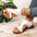 Low Top Patent Leather PU Sneakers in White Black and Light Brown - White / 35