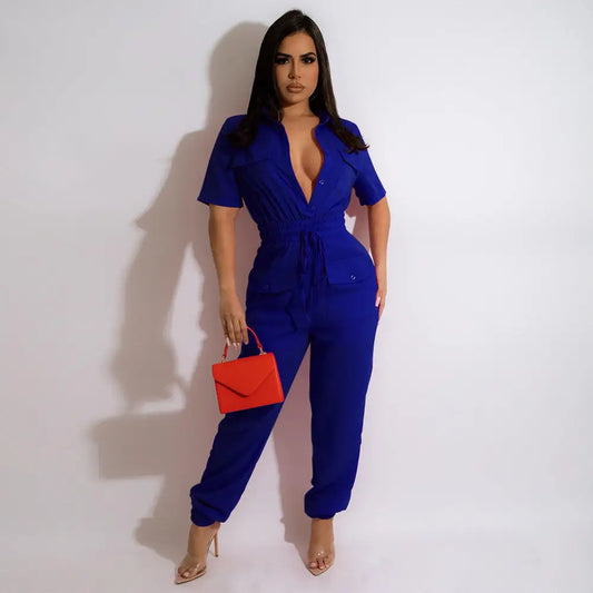 LuxeLace One-Piece Jumpsuit