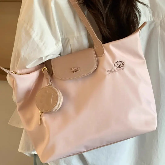 Macaron Color Medium Oxford Cloth Suitcase with Internal Phone Pocket