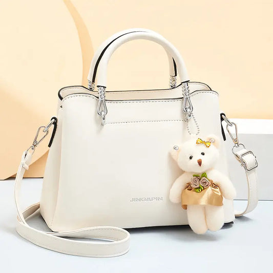 Macaron Color PU Suitcase Square Packing Handbag