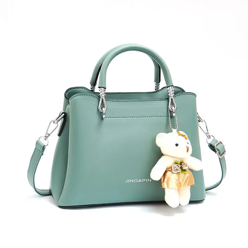 Macaron Color PU Suitcase Square Packing Handbag