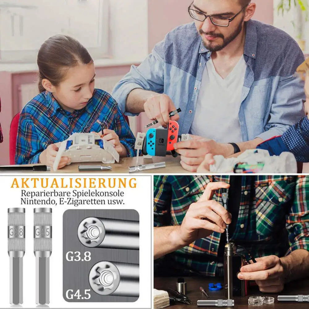 Magnetic Precision Bit Set with 115 in 1 Multifunctional Repair Tools W13633654 5