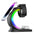 Magnetic Wireless Charger with RGB Lighting and Foreign Body Detection Black