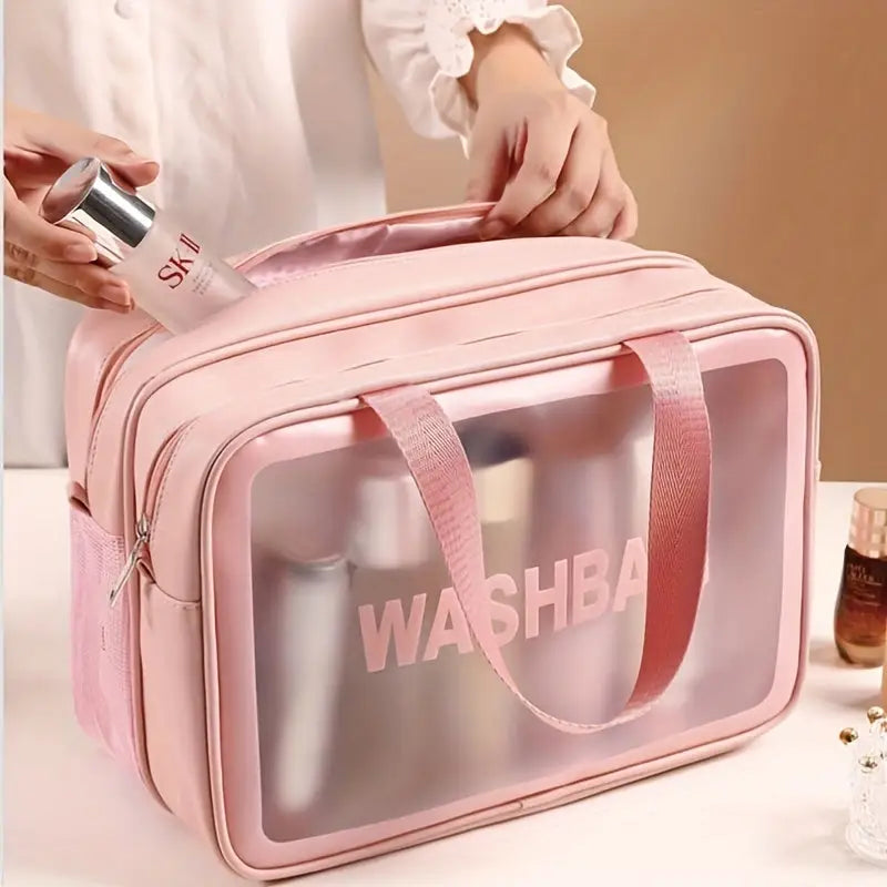 Matte Double Layered Washing and Stimulating Bag Set Large and Medium 5