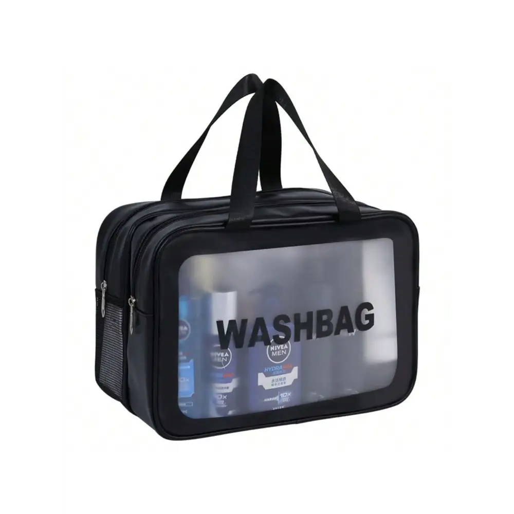 Matte Double Layered Washing and Stimulating Bag Set Large and Medium 5