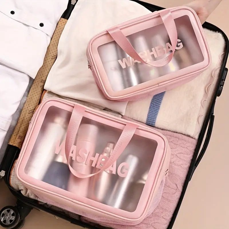 Matte Double Layered Washing and Stimulating Bag Set Large and Medium 5