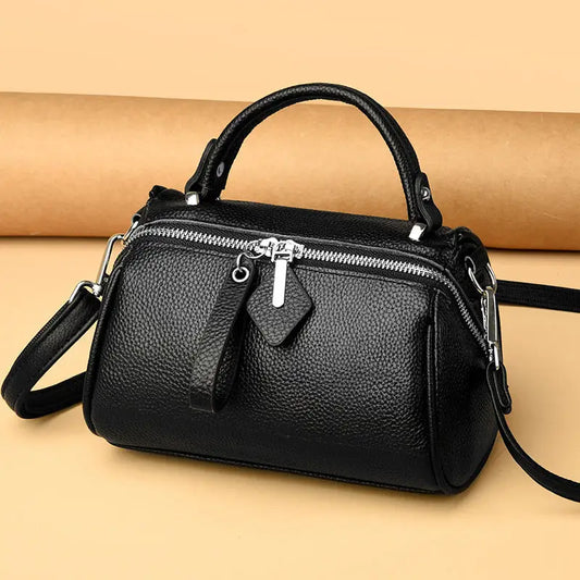 MaxiLeather Crossbody Bag