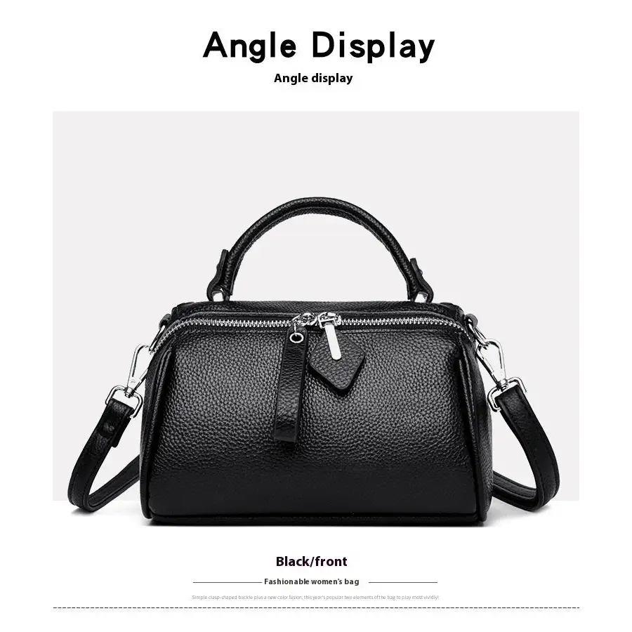 MaxiLeather Crossbody Bag