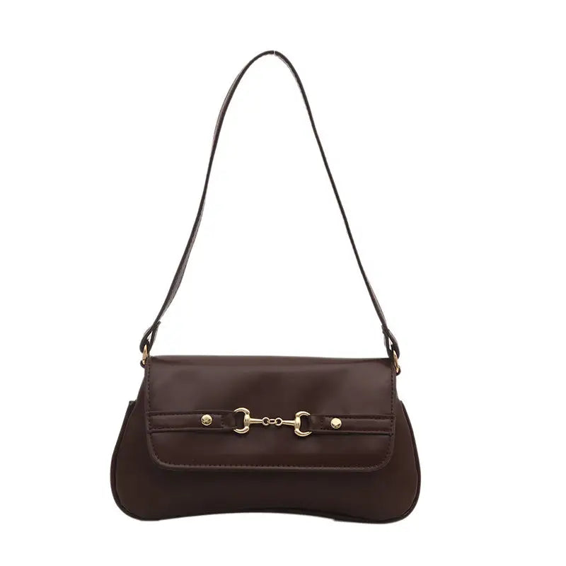 Medium Hard PU Suitcase with Leopard Print and Three Dimensional Pocket - Brown